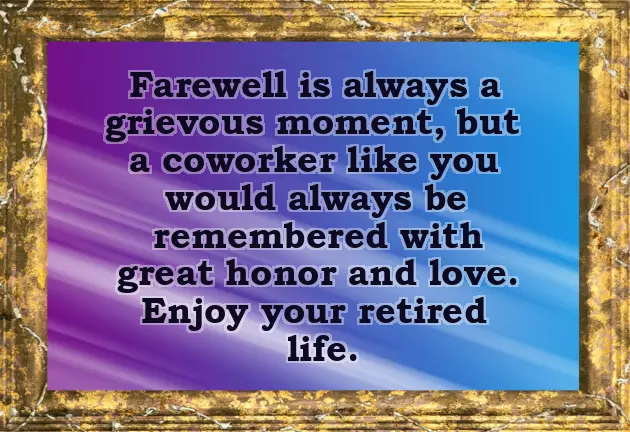 Retirement Wishes For Family Member