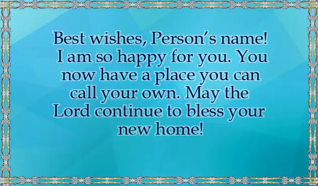 Congratulations On Your New Home Sayings