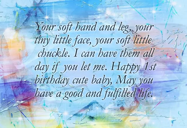 Birthday Wishes For Son First Birthday