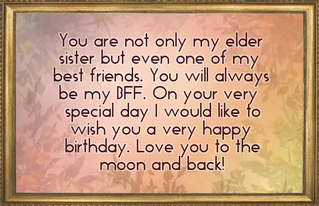 Best Quotes For Elder Sister Birthday Best Quotes For Elder Sister Birthday