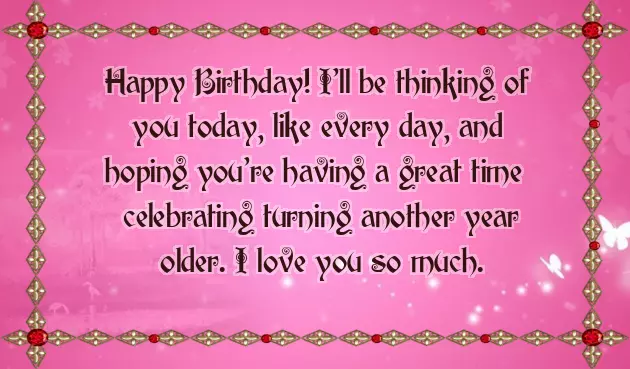 Happy Birthday Words To Wife