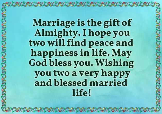 Married Congratulations Wishes