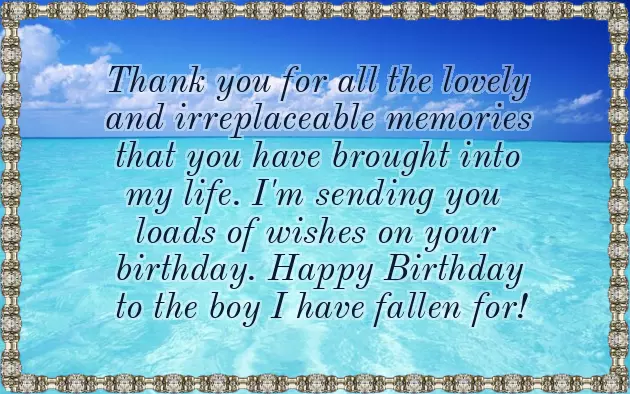 Happy Birthday Wishes For Boyfriend