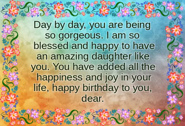 Birthday Wishes For A 5 Year Old Daughter