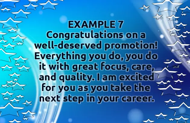 Congratulations On Your Promotion To Manager