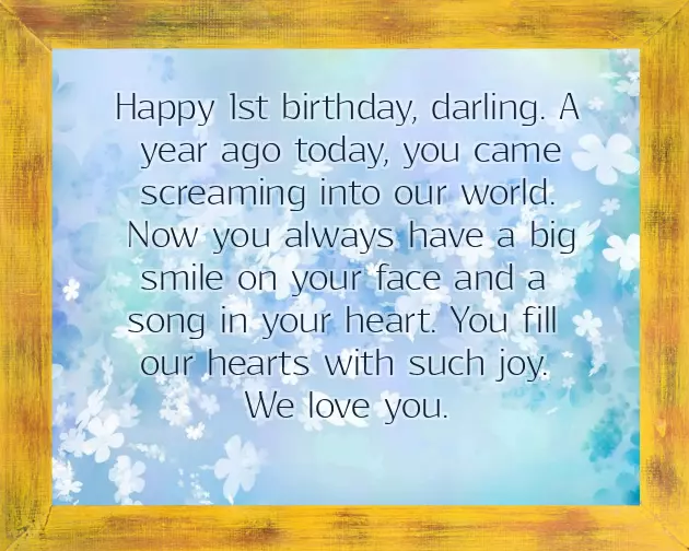 1St Baby Girl Birthday Quotes 1St Baby Girl Birthday Quotes