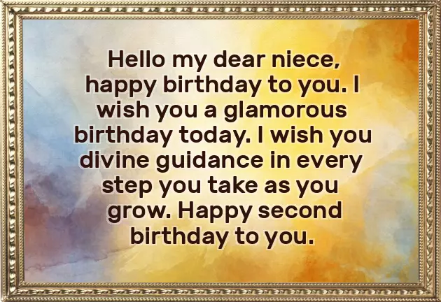 2 Year Niece Birthday Wishes 2 Year Niece Birthday Wishes