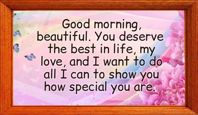 Sweet Good Morning Message To Your Wife