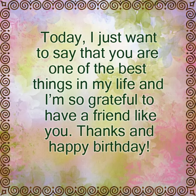 Romantic Birthday Wishes For Best Friend Female