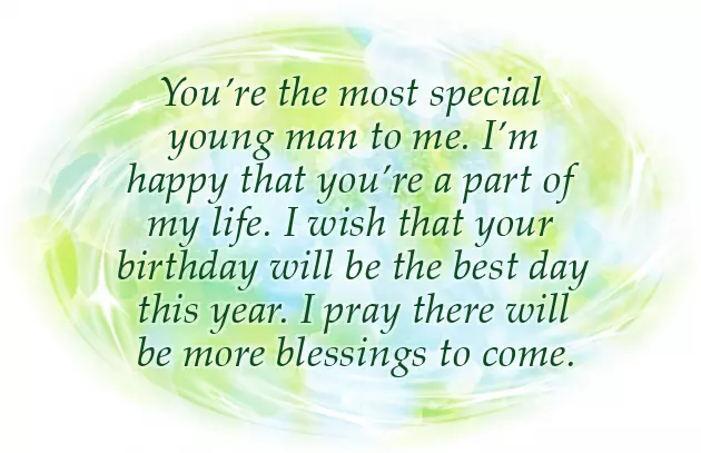 Happy Birthday Wishes To Young Man