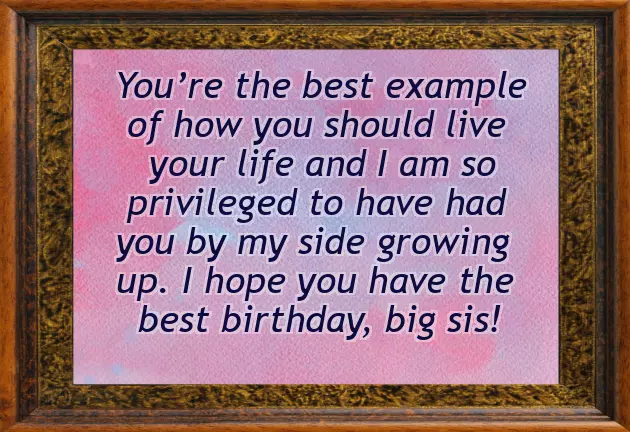 Simple Birthday Wishes To Sister