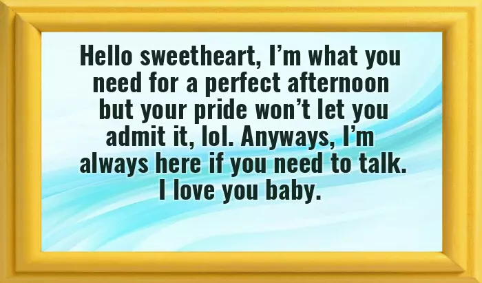 Cute Good Afternoon Text