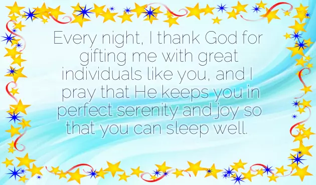 Good Night To My Family And Friends