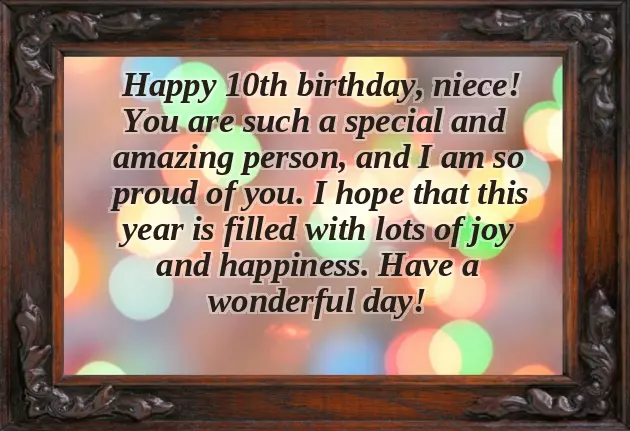 Birthday Wishes For A Special Niece