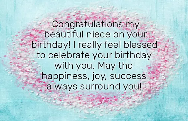 Uncle To Niece Birthday Wishes