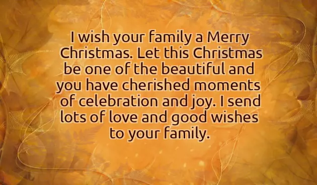 Christmas Wishes To You And Your Family