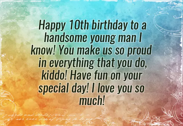 Niece 10Th Birthday Wishes