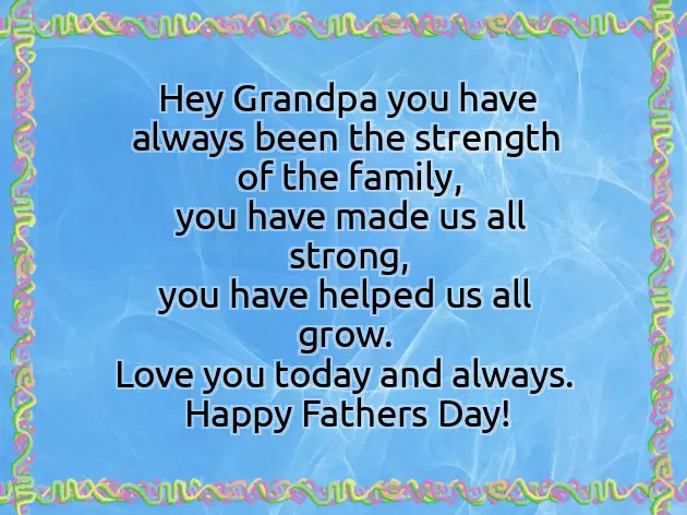 Grandad Fathers Day Messages Grandad Fathers Day Messages