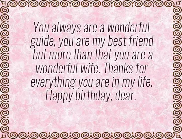 Best Birthday Wishes For Your Wife