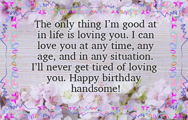 Happy Birthday Wish To Husband From Wife