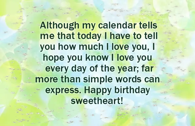 Birthday Wish For A Special Girl