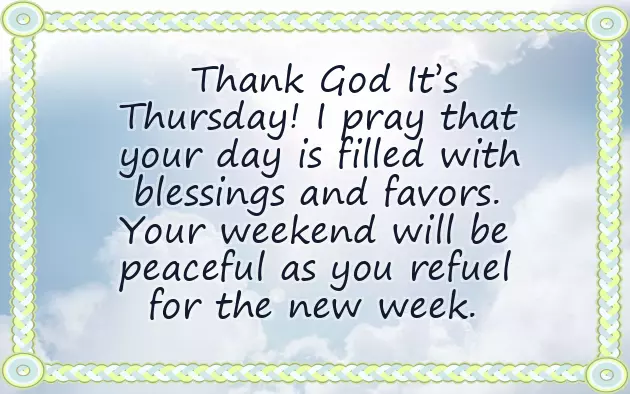 Thursday Greetings And Blessings