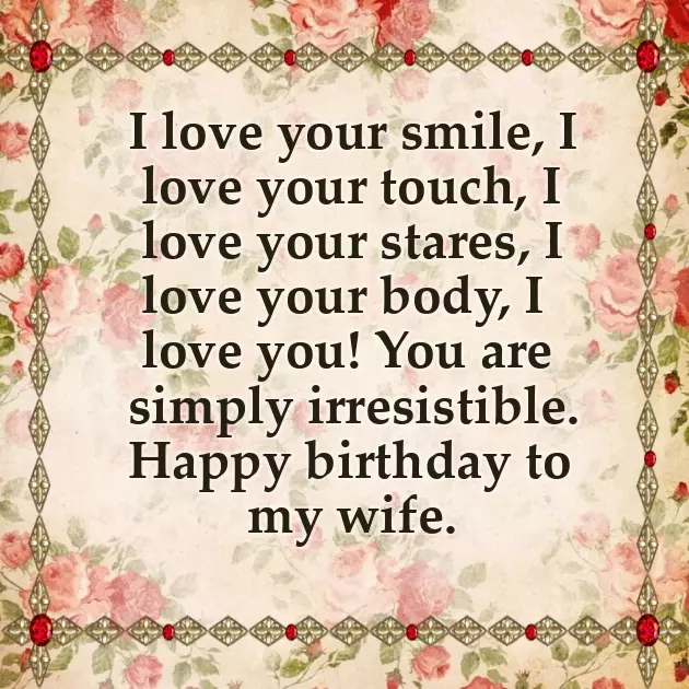 Romantic Birthday Wishes For Wife Quotes