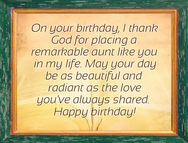 Happy Blessed Birthday Auntie