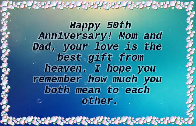 Happy Golden Anniversary Wishes