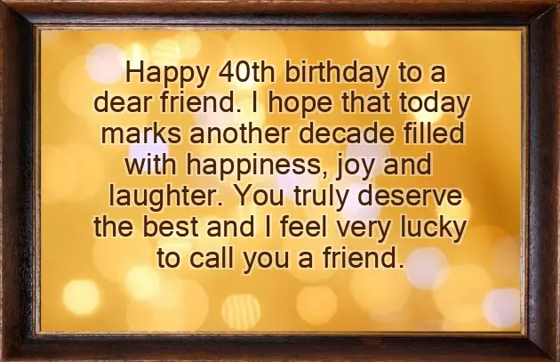 Funny 40Th Birthday Wishes For Husband