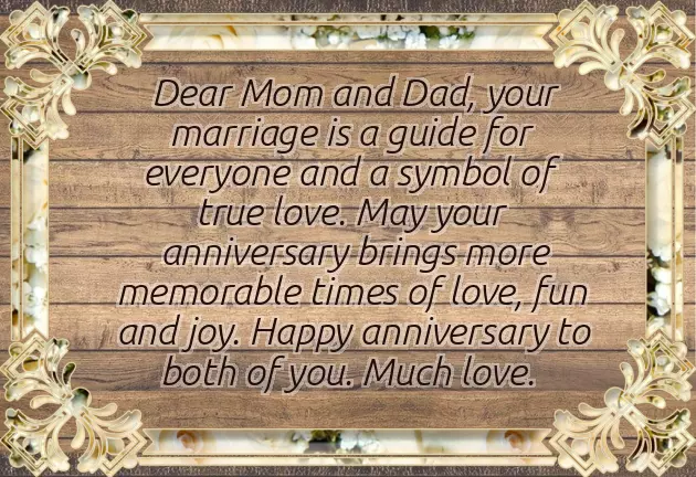 Message For Wedding Anniversary Of Parents Message For Wedding Anniversary Of Parents