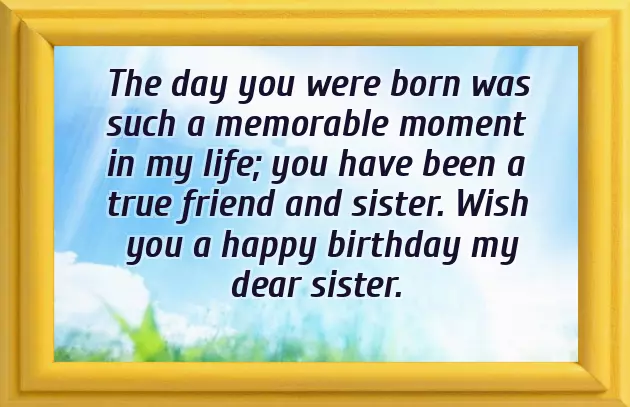 Birthday Caption For Younger Sister