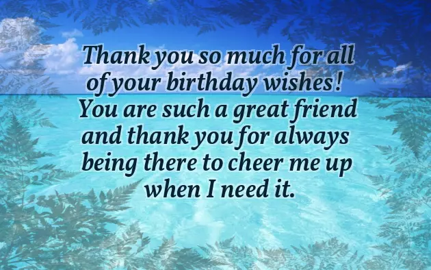 Thanks To Best Friend For Birthday Wishes Thanks To Best Friend For Birthday Wishes