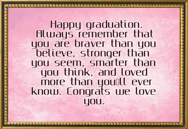 Congrats On Your Accomplishment