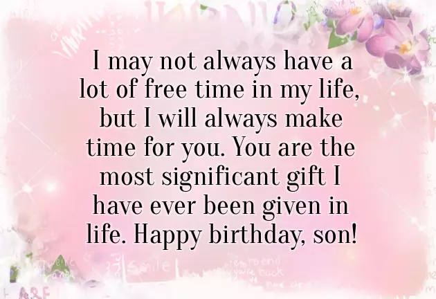Mother And Son Birthday Quotes