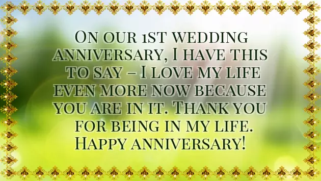 Wedding Anniversary Lines
