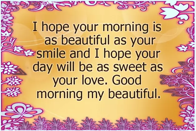 Good Morning Wishes For Sweetheart
