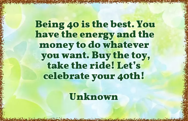 40 Quotes 40 Quotes
