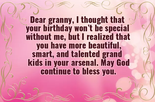 Happy Birthday Prayer For Grandma