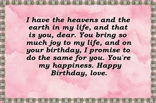 Happy Birthday To Girlfriend Wishes