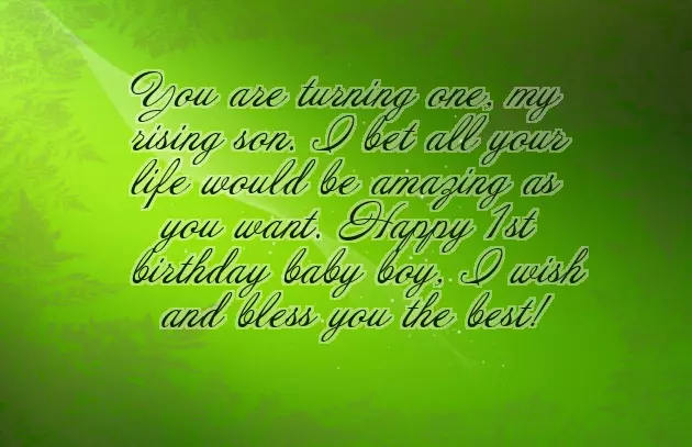 Happy First Birthday Wishes For Baby Girl