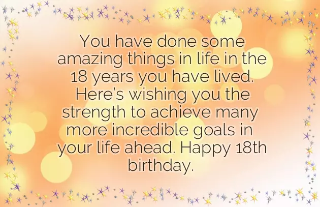 Wishes 18Th Birthday
