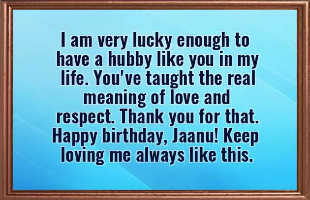 Happy Birthday Husband