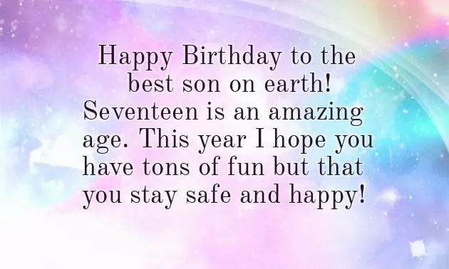 Happy 17Th Birthday Wishes