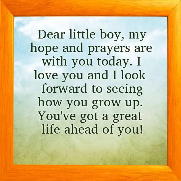 Birthday Blessing For Little Boy