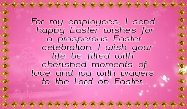 Corporate Easter Message