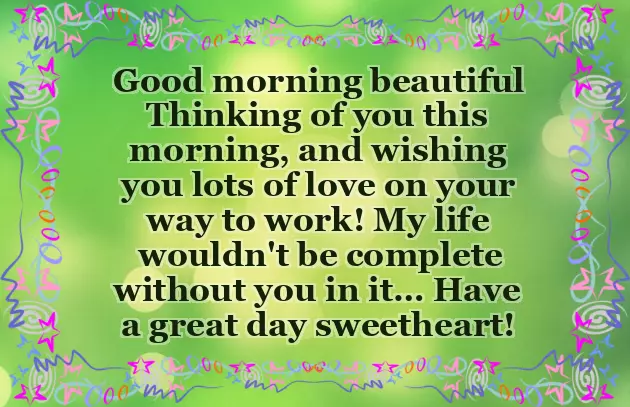 Good Morning Message For Your Woman Good Morning Message For Your Woman