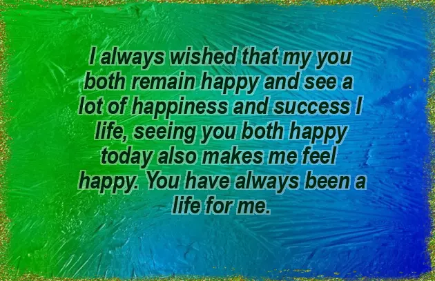 Wedding Anniversary Sister