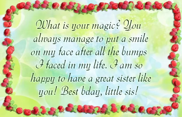 Caption For Little Sister Birthday Caption For Little Sister Birthday