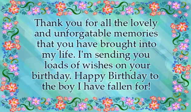 Happy Birthday Wishes For Boyfriends Happy Birthday Wishes For Boyfriends